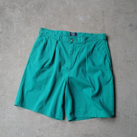 [W36] POLO CHINO SHORTS 2tuck_80s vintage_no.5