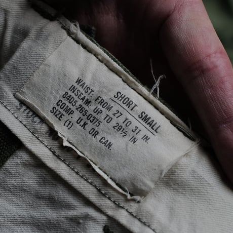 ［S-Short］USARMY M-51 Trousers_Mismatched belt loops type_no.10