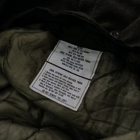 ［M］m65 parka_Mini tag model_fullset_deadstock_no.3