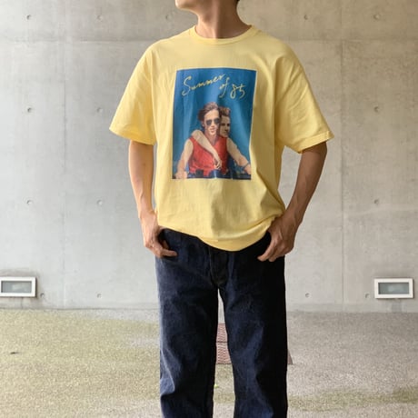 "Summer of 85 × anytee" 映画公式 限定イエローTEE