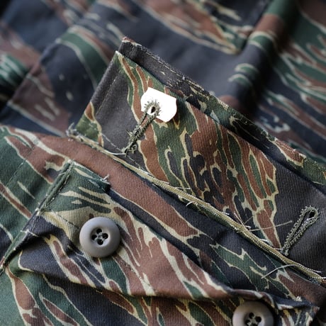 ［XL］B.D.U. Jacket_Tiger Camo_deadstock