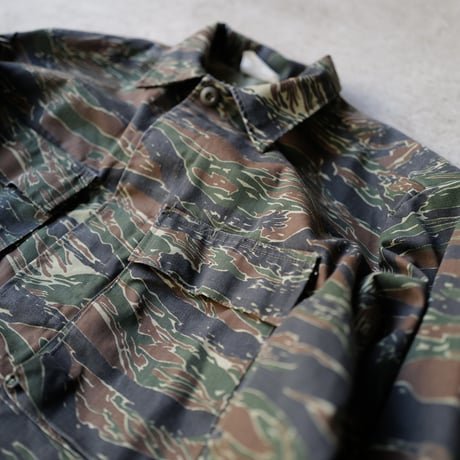 ［XL］B.D.U. Jacket_Tiger Camo_deadstock