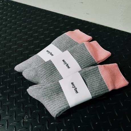 Comfort Rib Pile Socks_Yomogi & Ichigo set