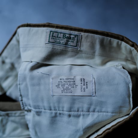 [W36 L30] L.L.Bean CORDUROY PANTS 2tuck_80-90s vintage