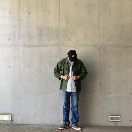 ［XL fit］USMC Olive Green Shirts_First Model_no.6