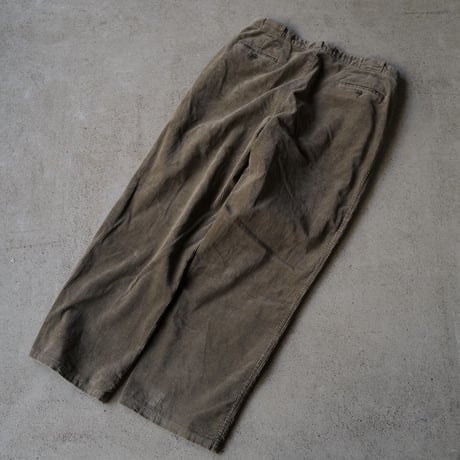[W36 L30] POLO 2tuck CORDUROY PANTS_80s vintage