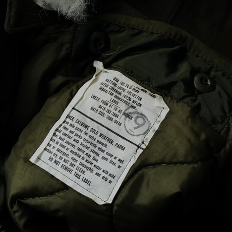 ［L］m65 parka_fullset_deadstock_plastic zipper_no.34