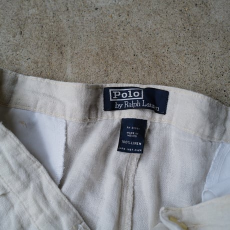 [W37] POLO CHINO SHORTS 2tuck_80-90s vintage_no.28