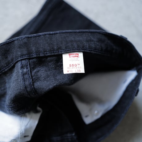 [W36 L30] 550_90s_Levi's Sulfur Black_no.4