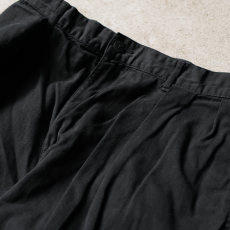 [W36 L32] Super Black_VINTAGE POLO CHINO 2tuck Pants_no.1