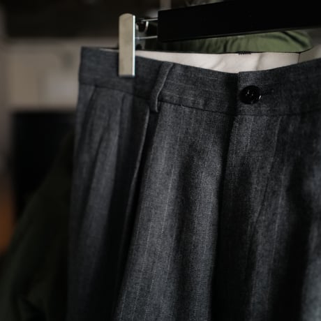 [anytee classics] Officer Pants_Flannel Stripe