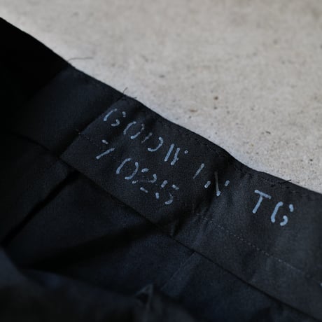［W37 L29］Vintage Black Pants_USNAVY Trousers_deadstock_no.1