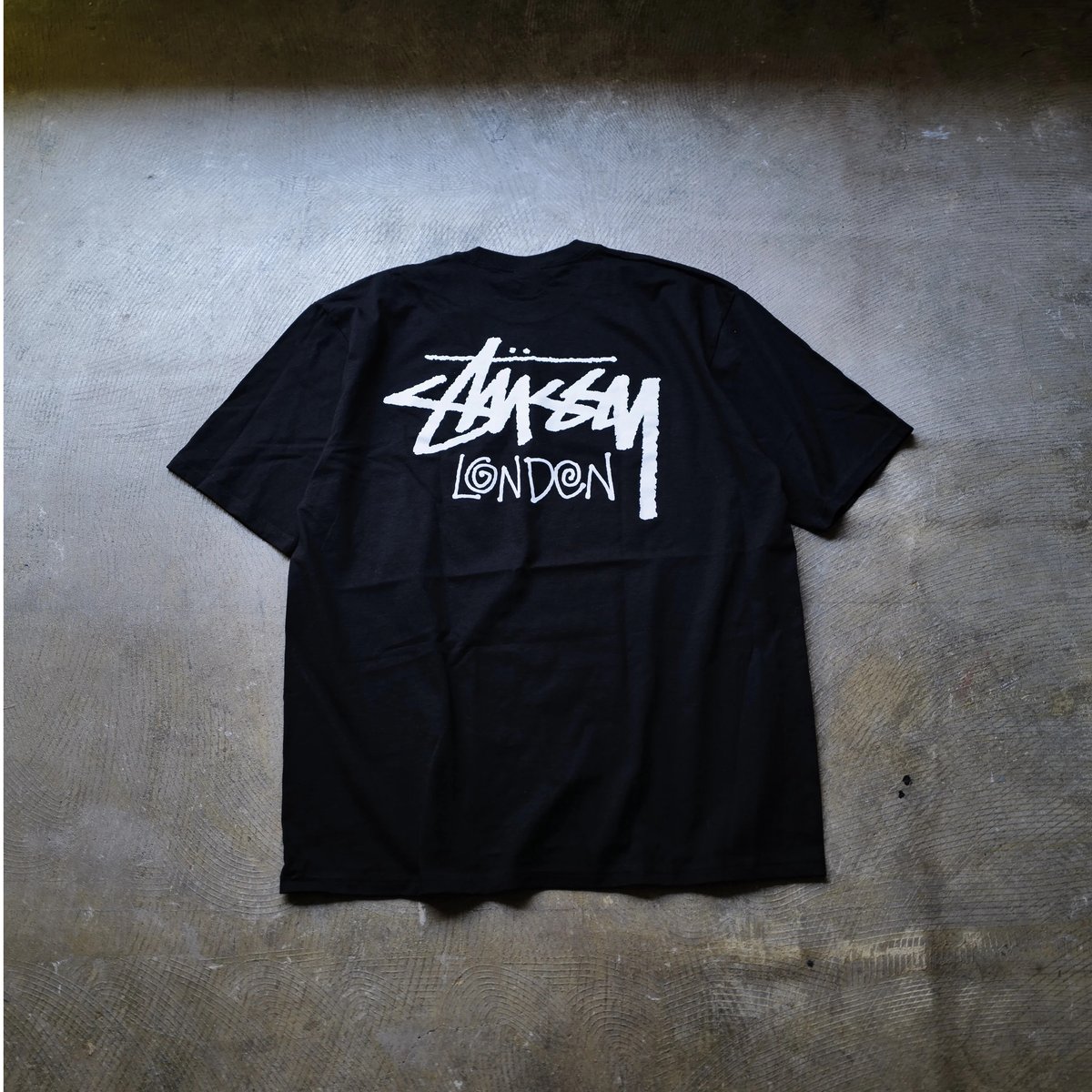 Stussy Stock Logo Ltd Tee_London | anytee