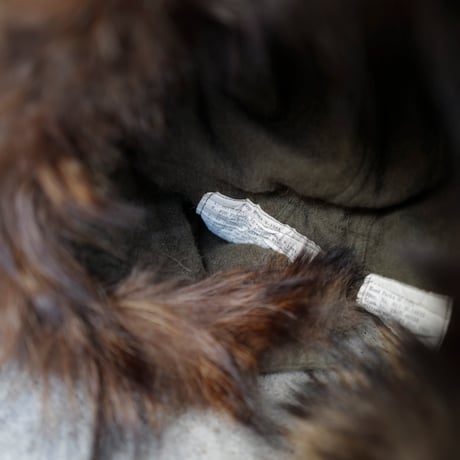 ［Free size］m51_first model_coyote fur hood_deadstock_no.4