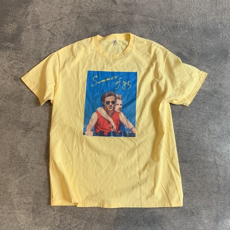 "Summer of 85 × anytee" 映画公式 限定イエローTEE