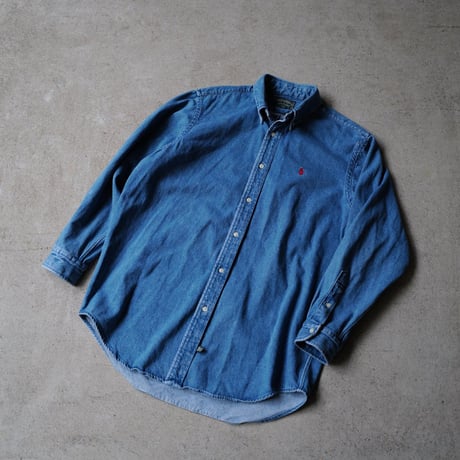 ［L］POLO COUNTRY Denim SHIRTS_80-90s vintage