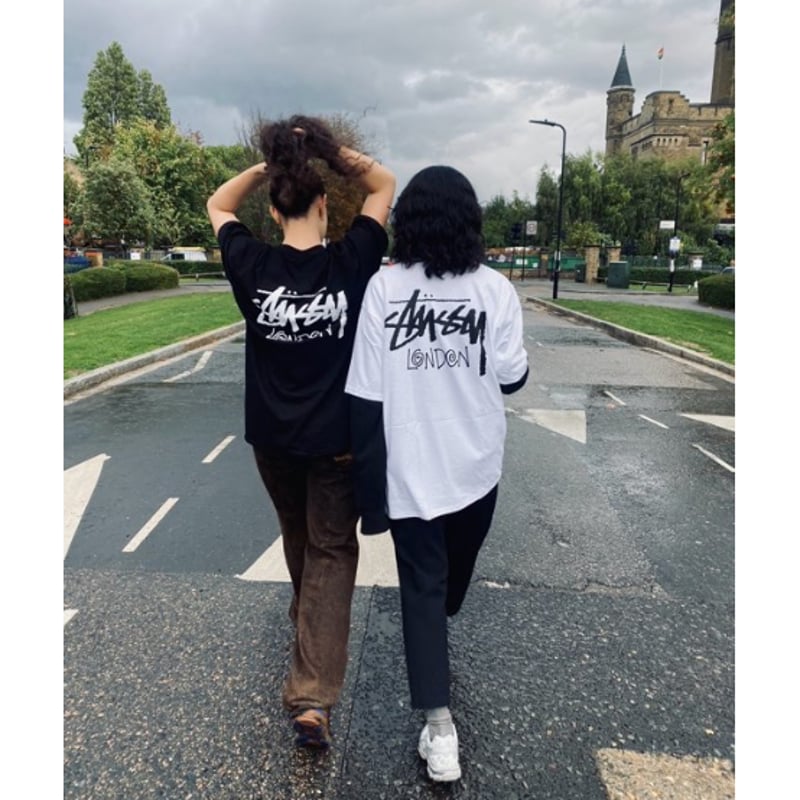 Stussy Stock Logo Ltd Tee_London | anytee