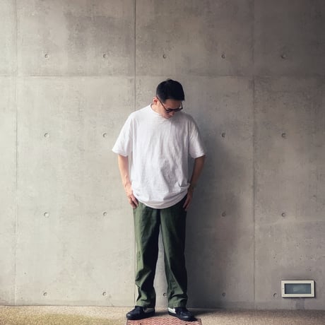 ［36×31］USARMY OG-107 Trousers_deadstock_Mismatched belt loops type_no.37
