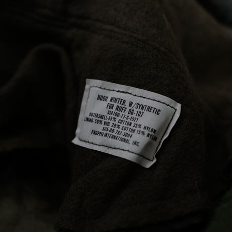 ［M］m65 parka_Mini tag model_fullset_deadstock_no.3