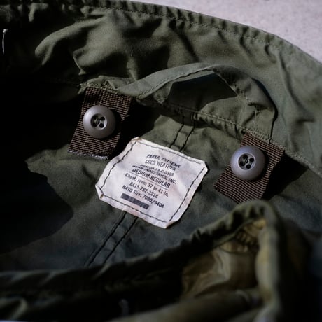 ［M］m65 parka_mini tag model_deadstock_no.13