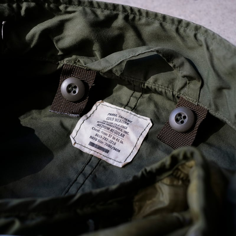M］m65 parka_mini tag model_deadstock_no.13 | a