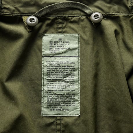 ［L］m65 parka_Plastic Zipper_no.148
