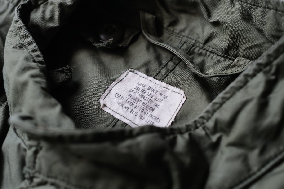 オンライン専用［M］m65 parka_First model_deadstock_no.16...