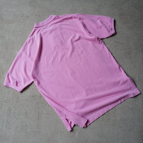 ［L］POLO SHIRT_MADE IN USA_80-90s vintage