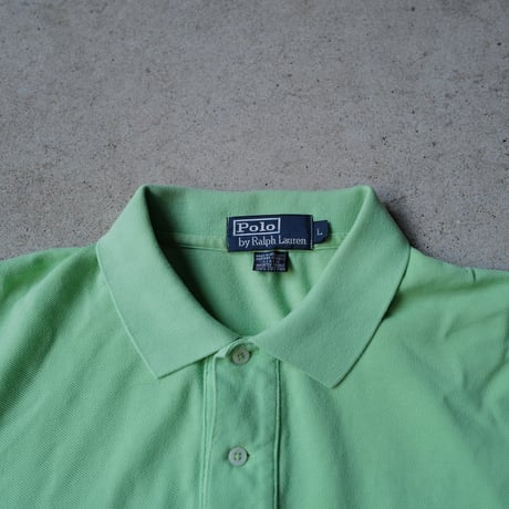 ［L］POLO SHIRT_MADE IN USA_80-90s vintage_no.19