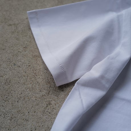 [anytee classics] Handmade Single Stitch Tee_White