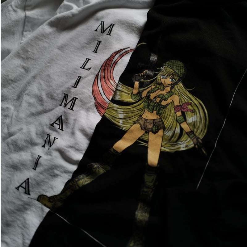 ミリマニア ブラック ロンTee | anytee