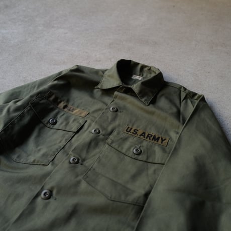 ［16 1/2 XL fit］USARMY Olive Green "BIG" Shirt_deadstock_no.2