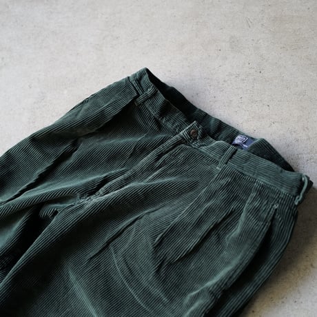 [W35 L31] POLO 2tuck CORDUROY PANTS_80-90s vintage