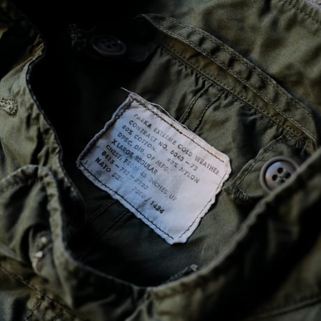 ［XL］m65 parka_Black zipper