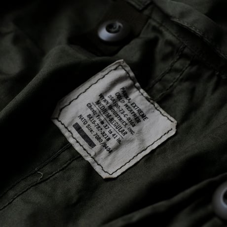 ［M］m65 parka_mini tag model_deadstock_no.102