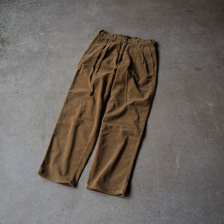 [W32 L31] VINTAGE POLO CORDUROY 2tuck PANTS_no.2