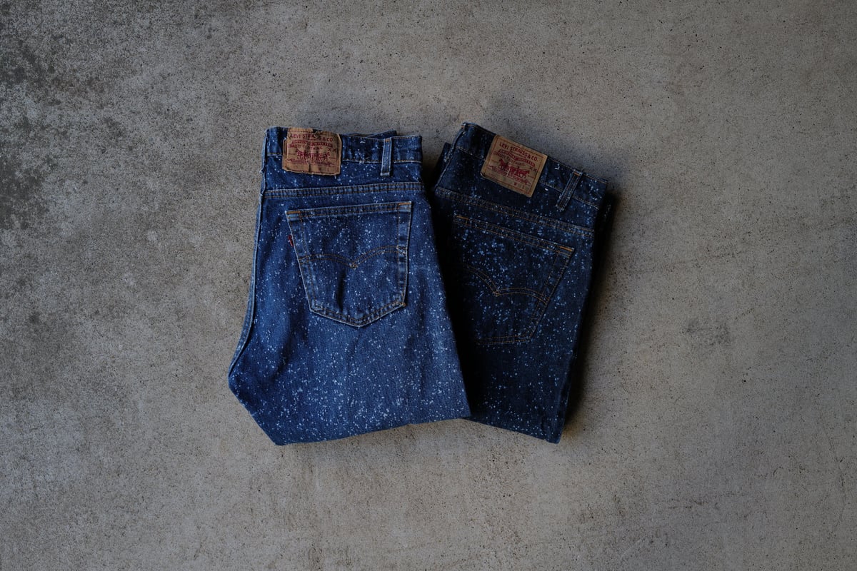 [W37 L34] Levi's 550_GALACTIC WASH_80s_no.1 | a