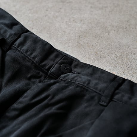 [W36 L35] Super Black_VINTAGE POLO CHINO 2tuck Pants_no.7