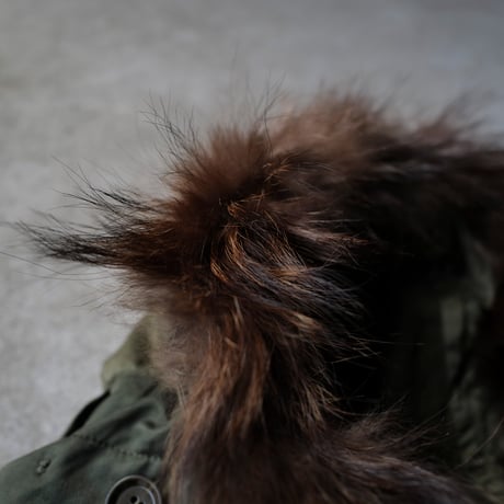 ［Free size］m51_first model_coyote fur hood_deadstock_no.4