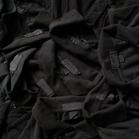 ［Black Button］Super Black_VINTAGE POLO SHIRT_made in USA