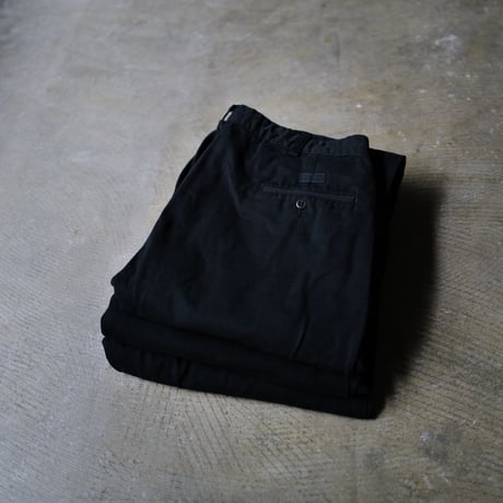 ［3本限定］Super Black_ "Marvelt" BIG CHINO PANTS by Polo Ralph Lauren