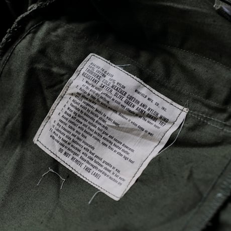 ［M-Regular］USARMY M-65 Trousers_deadstock_no.21