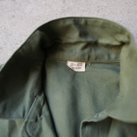 ［15( 1/2) L fit］USARMY Olive Green Shirts_Cotton 100_no.9