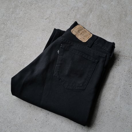 [W34 L30] Levi's 505_Black Black Tab_80s_no.6