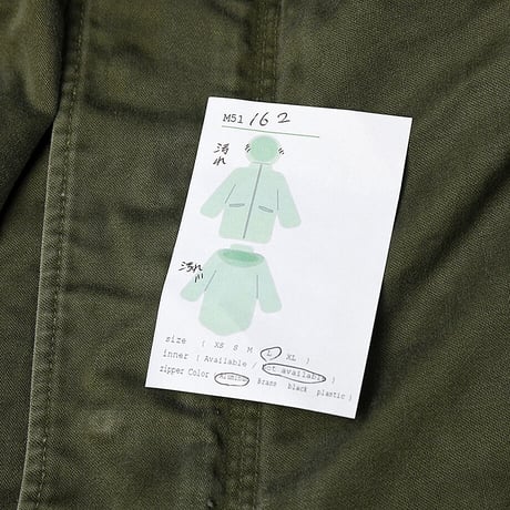 ［L］m51 parka_First model_no.162