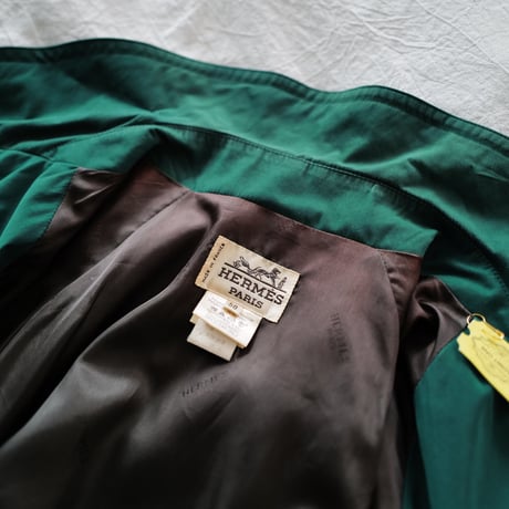 Hermes Balmacaan Coat