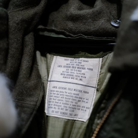 ［M］m65 parka_fullset_1970's_deadstock_no.52