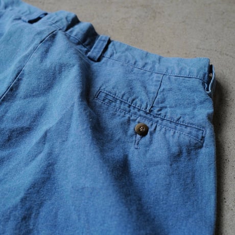 [W38] Chambray 2tuck shorts_no.2