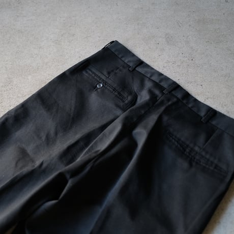 ［W33 L29］Vintage Slacks_Black_deadstock