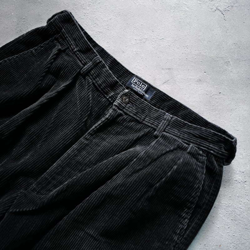 anytee Super Black_VINTAGE POLO 2tuckチノ